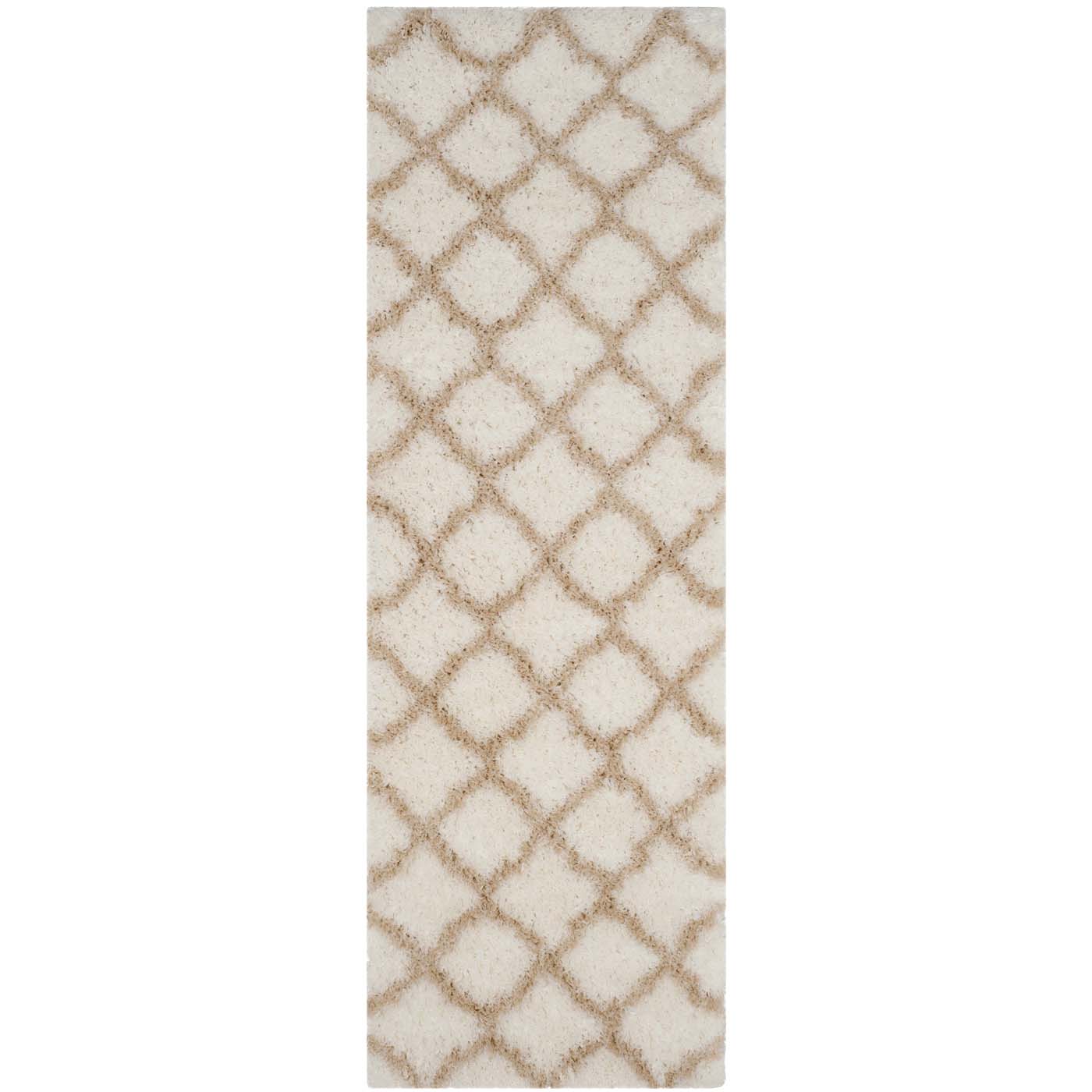 Safavieh Indie Shag 322 Rug, SGI322 - Ivory / Light Beige