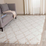 Safavieh Indie Shag 322 Rug, SGI322 - Ivory / Light Beige