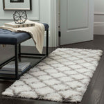 Safavieh Indie Shag 322 Rug, SGI322 - Ivory / Grey