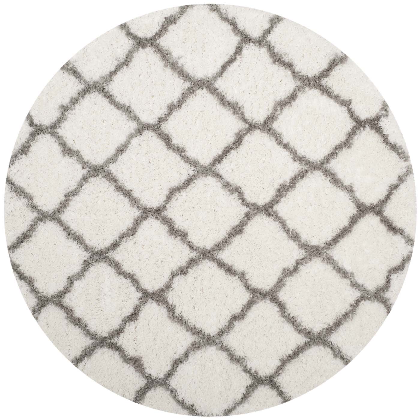 Safavieh Indie Shag 322 Rug, SGI322 - Ivory / Grey