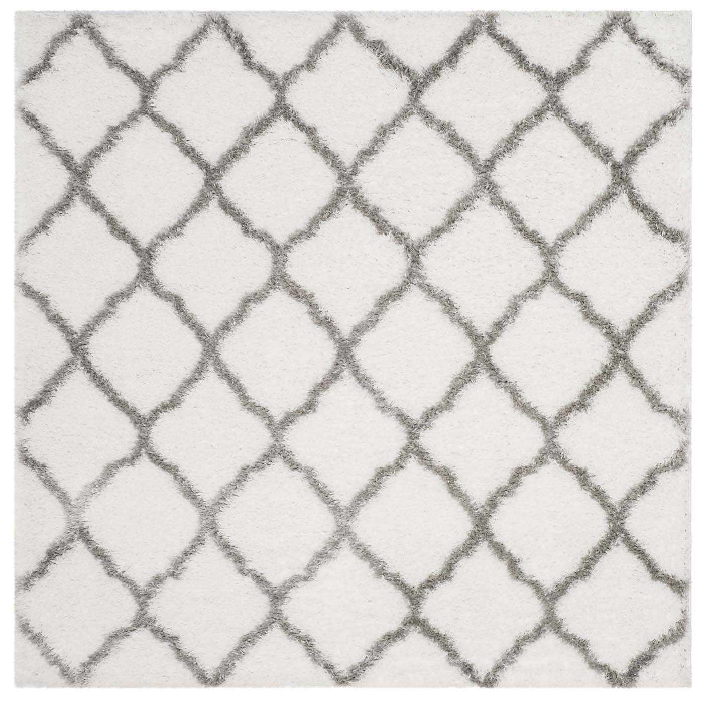 Safavieh Indie Shag 322 Rug, SGI322 - Ivory / Grey