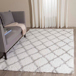 Safavieh Indie Shag 322 Rug, SGI322 - Ivory / Grey
