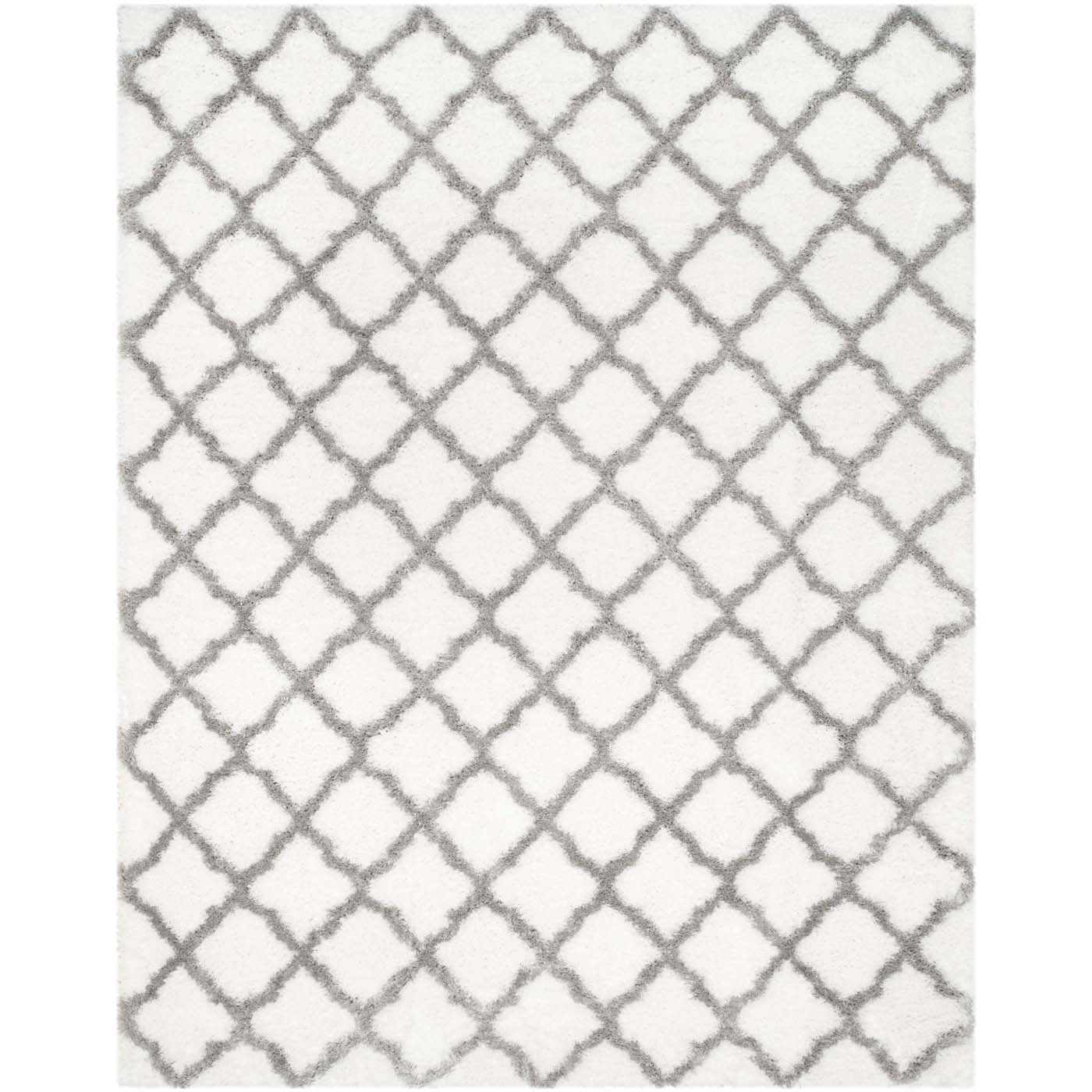 Safavieh Indie Shag 322 Rug, SGI322 - Ivory / Grey