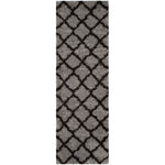 Safavieh Indie Shag 322 Rug, SGI322 - Grey / Dark Grey