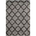 Safavieh Indie Shag 322 Rug, SGI322 - Grey / Dark Grey