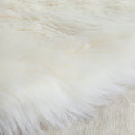 Safavieh Sheep Skin 121 Rug, SHS121 - WHITE