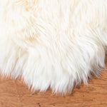 Safavieh Sheep Skin 121 Rug, SHS121 - WHITE