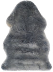 Safavieh Sheep Skin 121 Rug, SHS121 - STEEL BLUE
