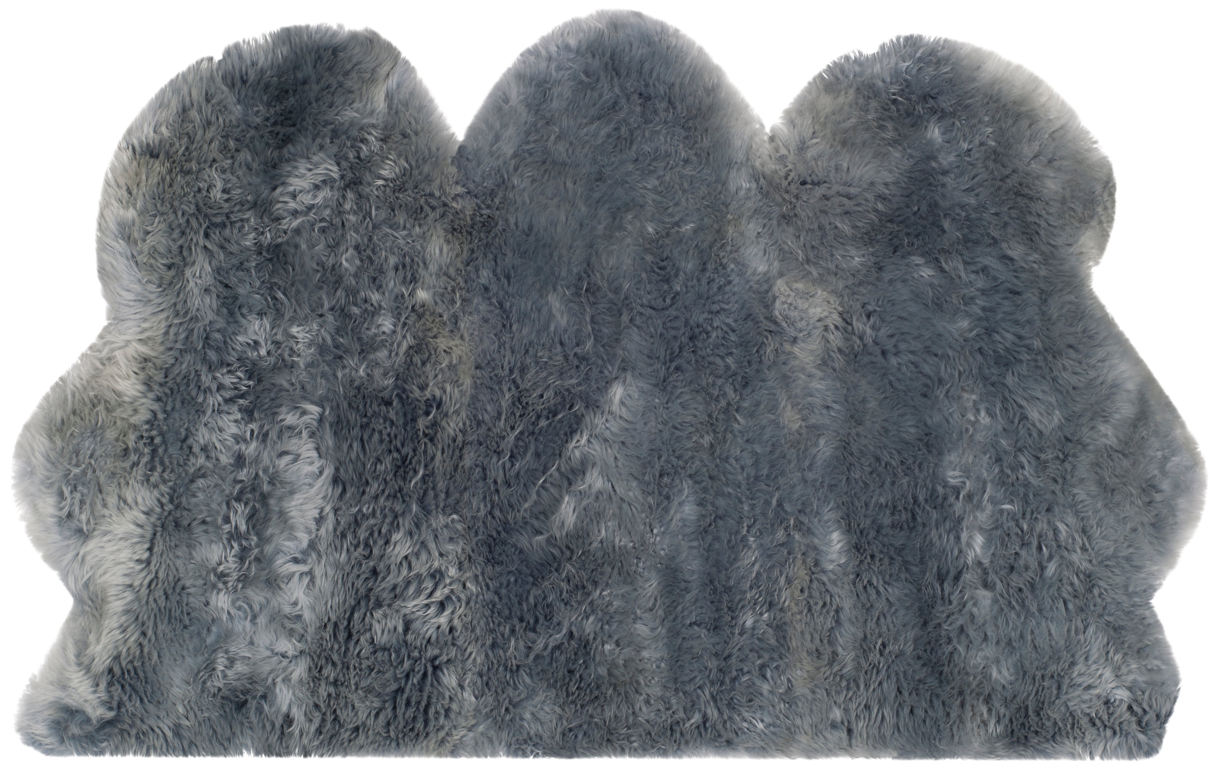 Safavieh Sheep Skin 121 Rug, SHS121 - STEEL BLUE