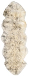 Safavieh Sheep Skin 121 Rug, SHS121 - IVORY / SMOKE GREY
