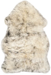 Safavieh Sheep Skin 121 Rug, SHS121 - IVORY / SMOKE GREY