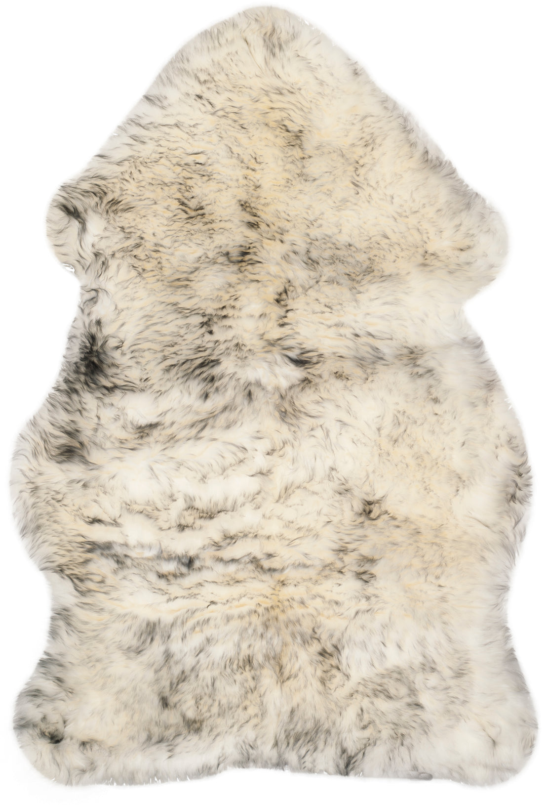 Safavieh Sheep Skin 121 Rug, SHS121 - IVORY / SMOKE GREY
