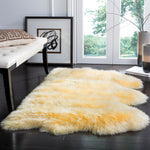 Safavieh Sheep Skin 121 Rug, SHS121 - CHAMPAGNE
