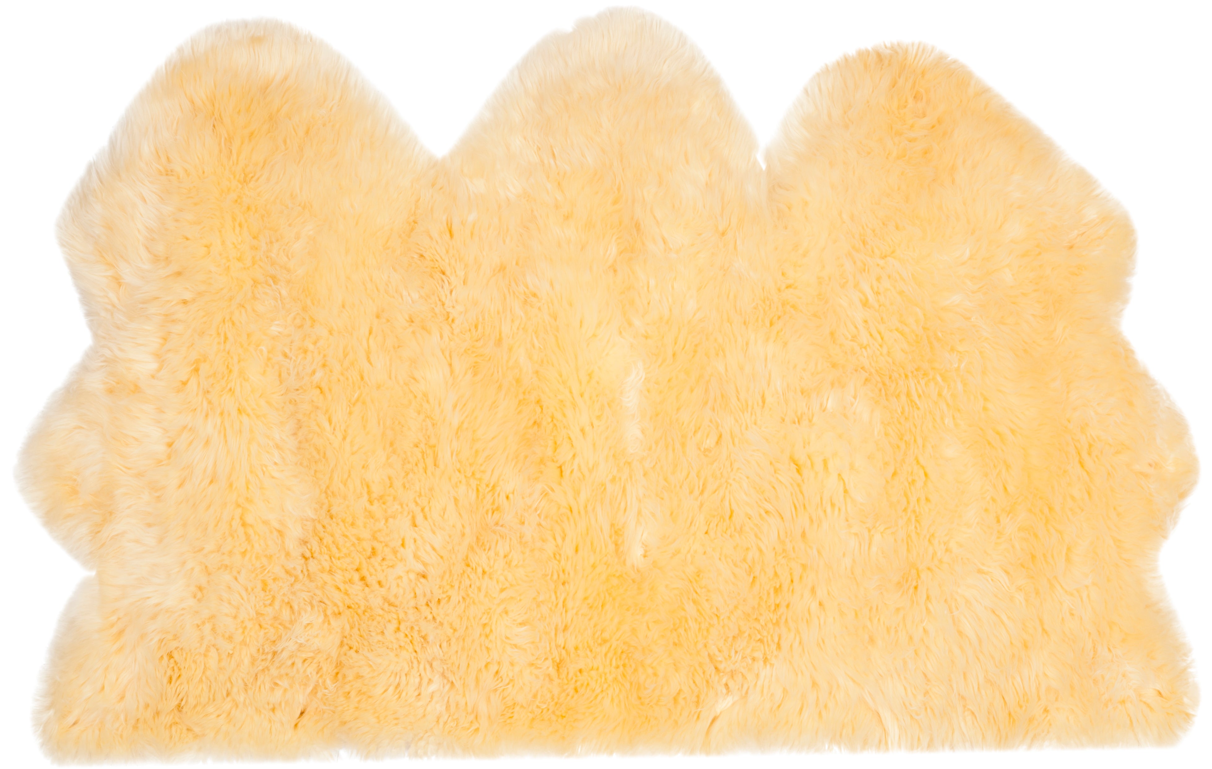 Safavieh Sheep Skin 121 Rug, SHS121 - CHAMPAGNE