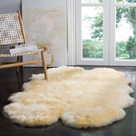 Safavieh Sheep Skin 121 Rug, SHS121 - CHAMPAGNE