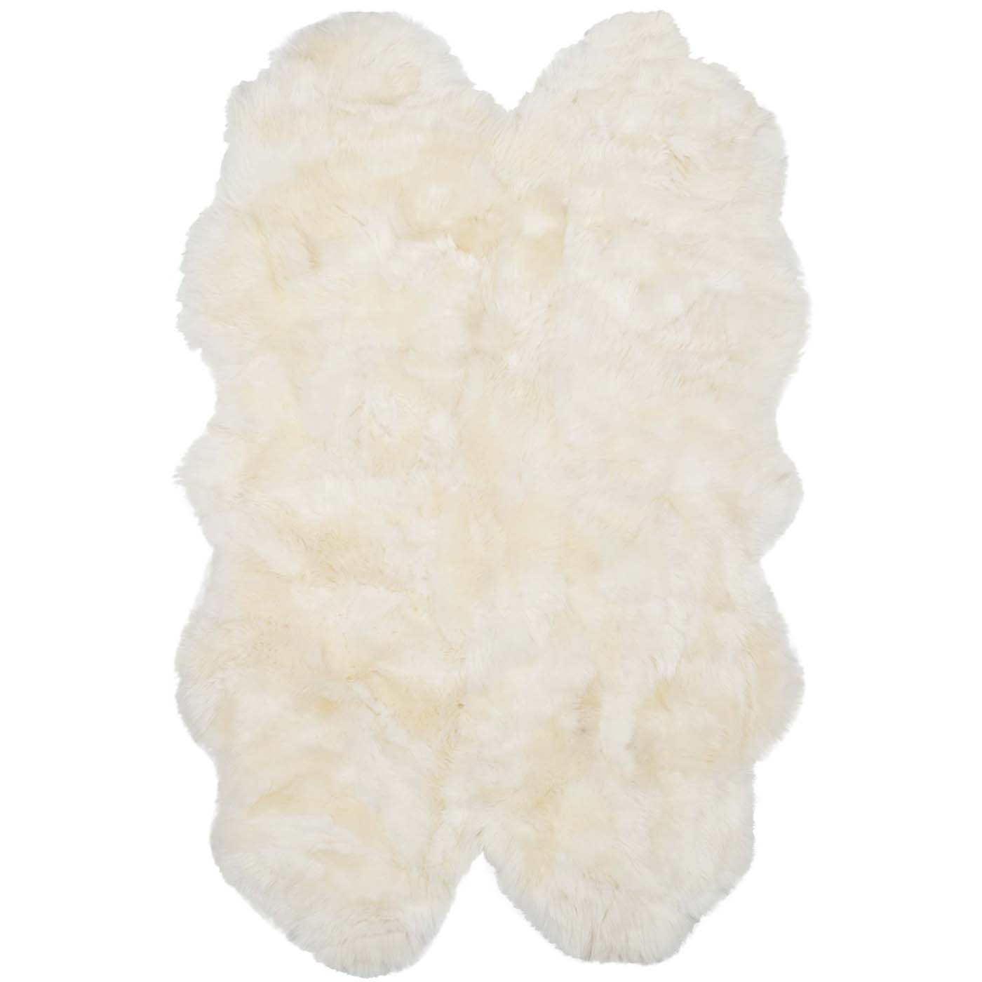 Safavieh Sheep Skin 211 Rug, SHS211 - NATURAL / WHITE