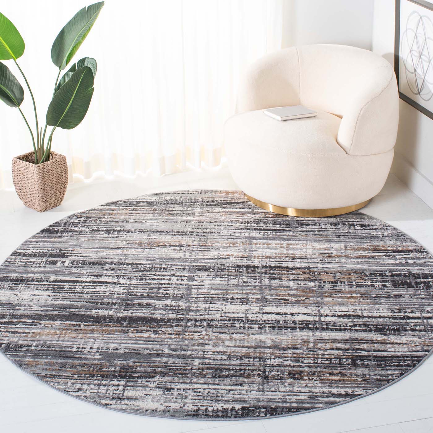 Safavieh Shivan 191 Rug, SHV191 - LIGHT GREY / DARK GREY