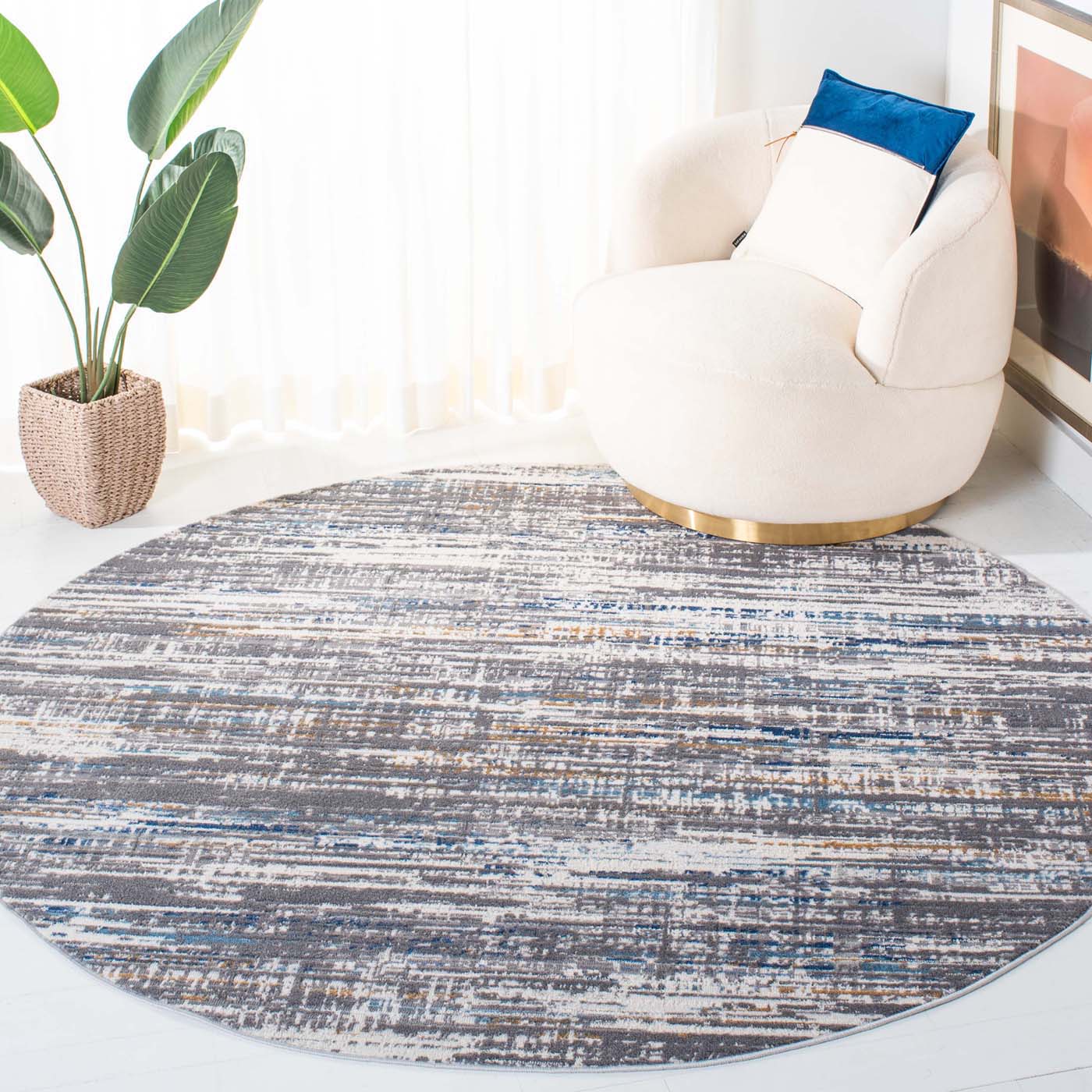 Safavieh Shivan 191 Rug, SHV191 - LIGHT GREY / BLUE