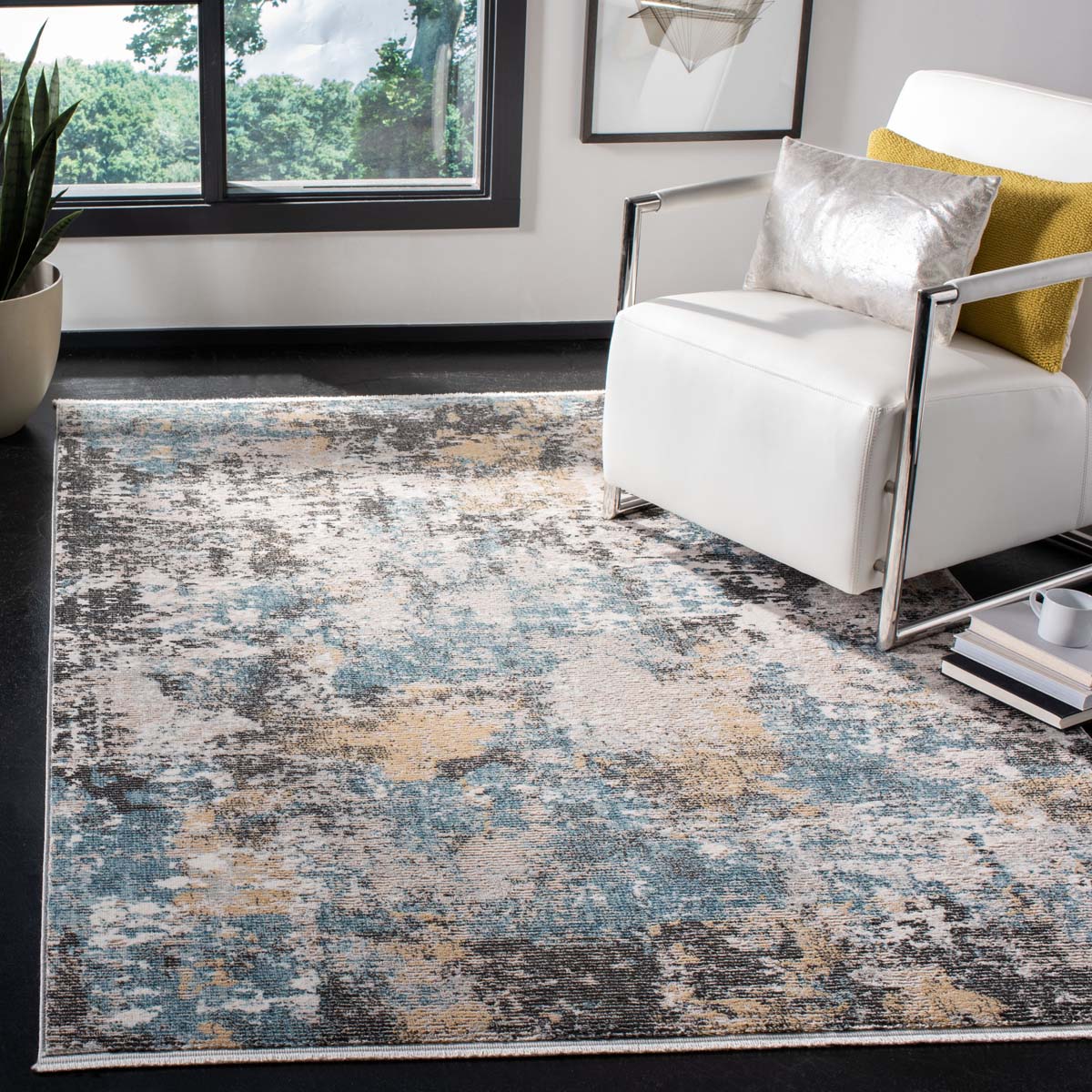 Safavieh Shivan 772 Rug, SHV772 - GREY / BLUE