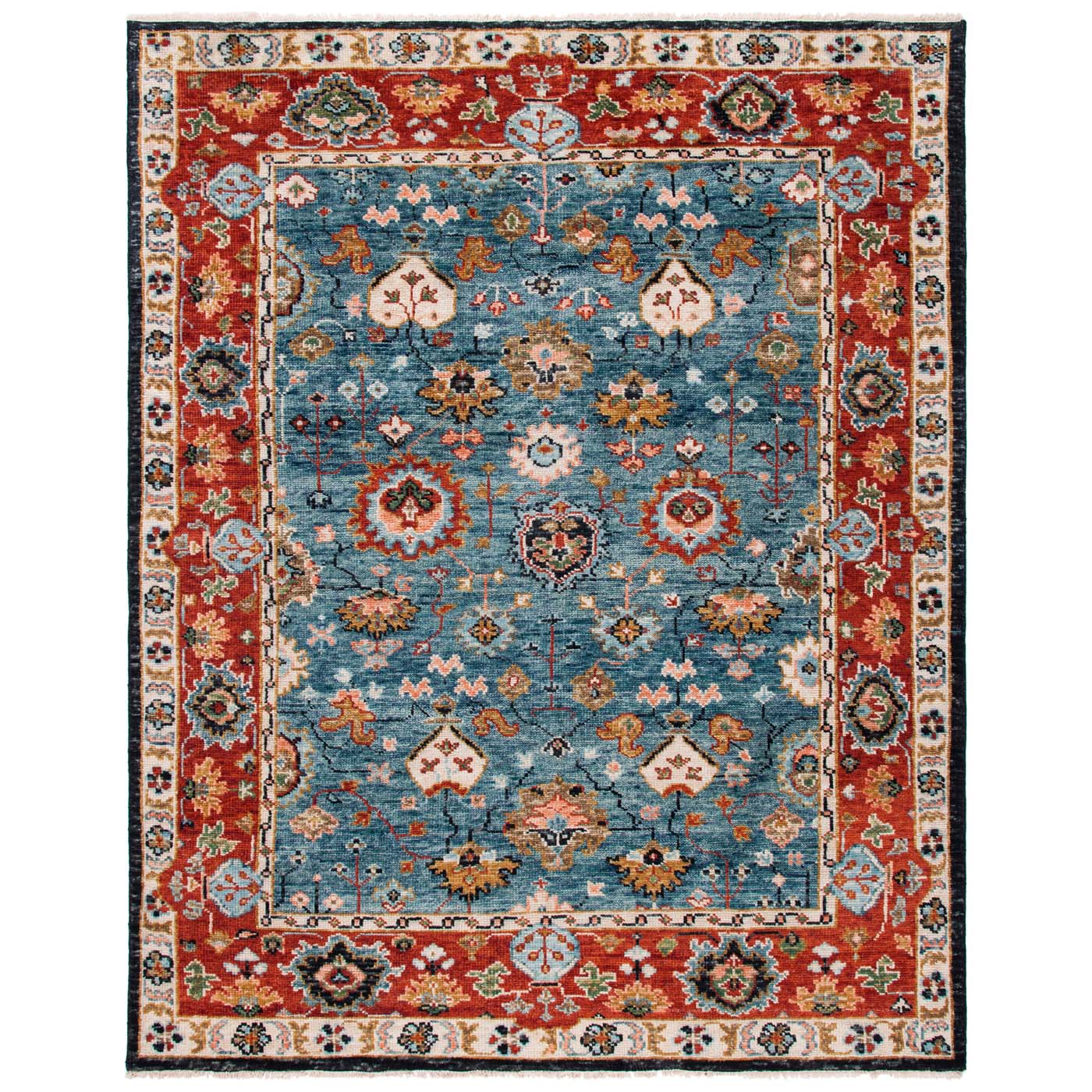 Safavieh Samarkand 117 Rug, SRK117 - Blue / Red