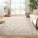 Safavieh Samarkand 122 Rug, SRK122 - Light Grey / Beige