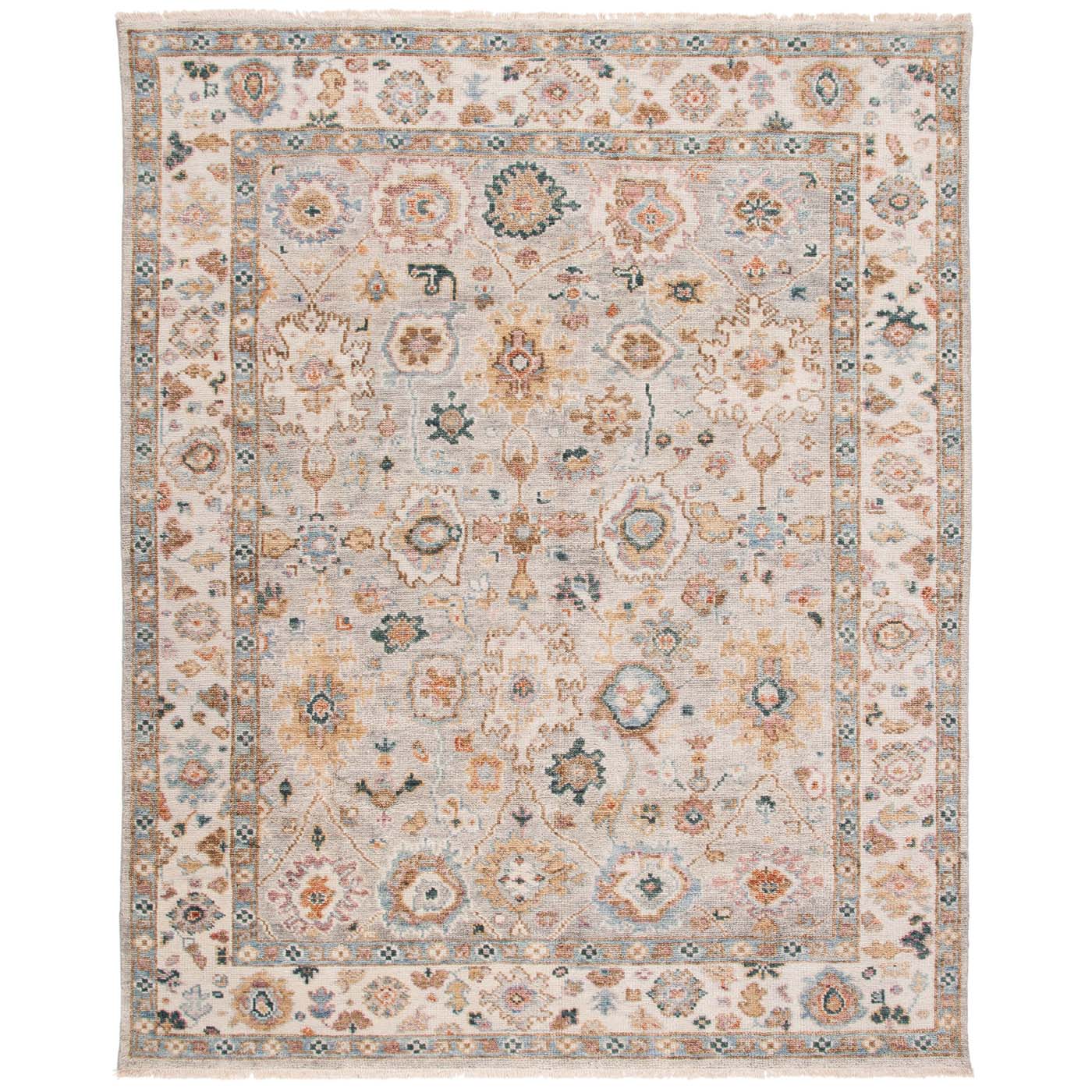 Safavieh Samarkand 122 Rug, SRK122 - Light Grey / Beige