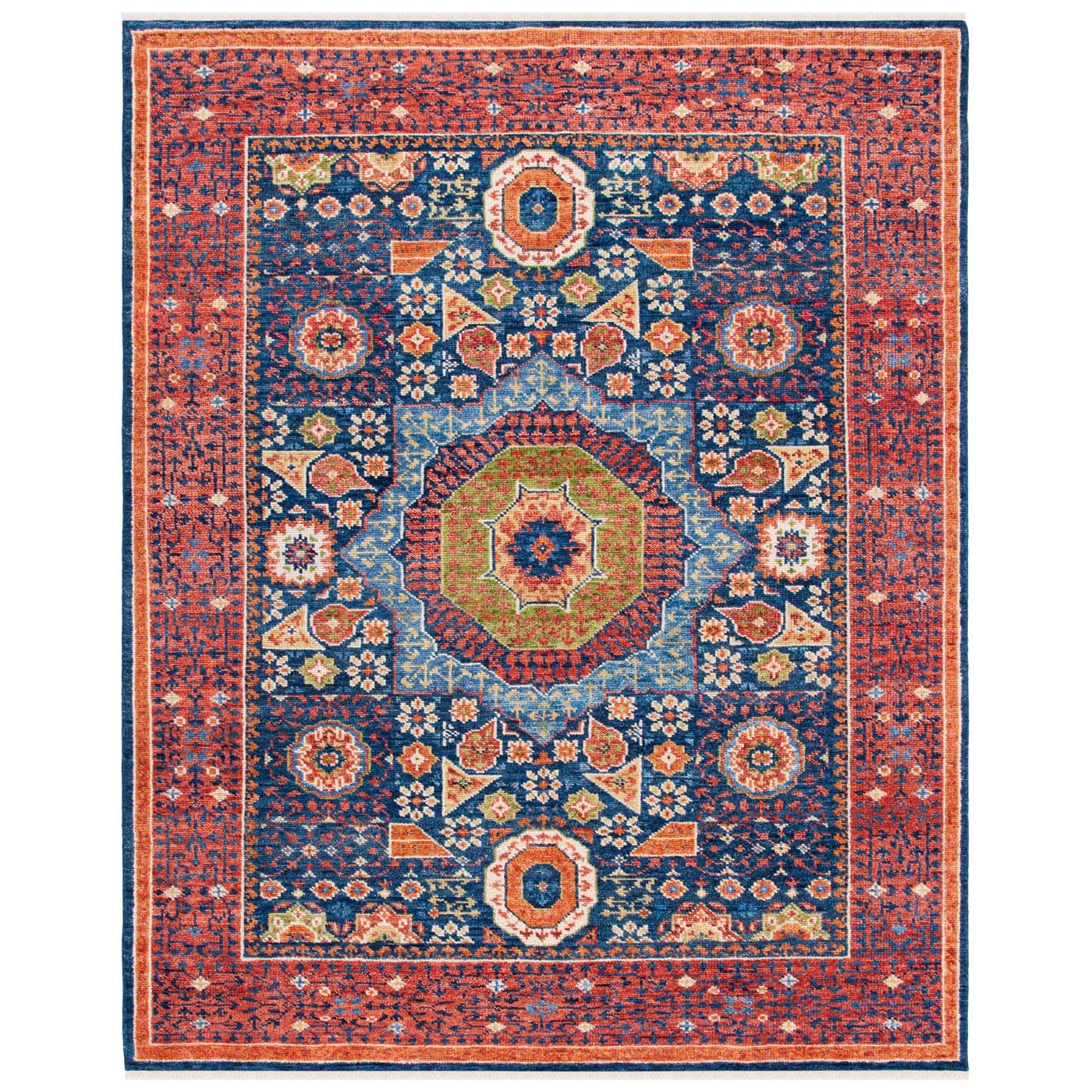 Safavieh Samarkand 166 Rug, SRK166 - Red / Blue