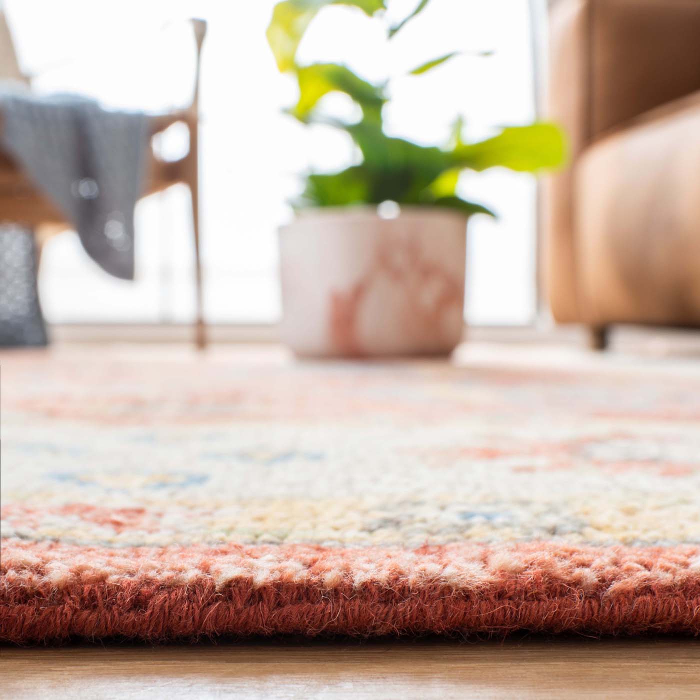 Safavieh Samarkand 170 Rug, SRK170 - Beige / Rust