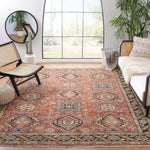 Safavieh Samarkand 172 Rug, SRK172 - Rust / Blue