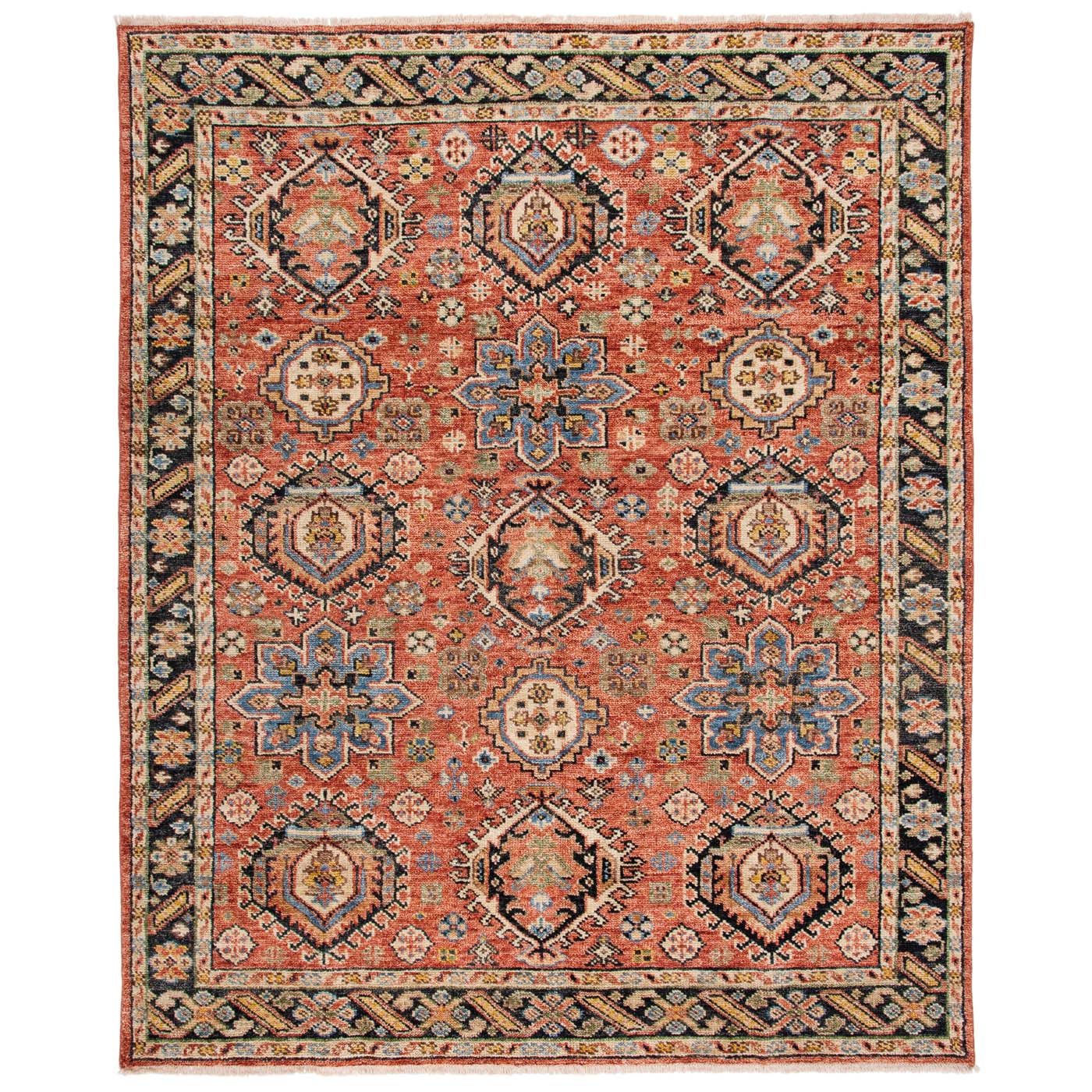 Safavieh Samarkand 172 Rug, SRK172 - Rust / Blue