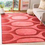 Safavieh Santa Fe 400 Rug, STF400 - Raspberry / Red