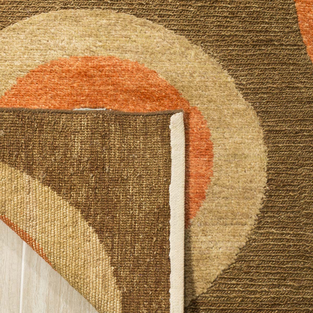 Safavieh Santa Fe 440 Rug, STF440 - Chocolate / Chocolate