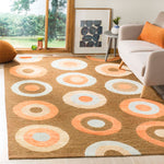 Safavieh Santa Fe 440 Rug, STF440 - Chocolate / Chocolate
