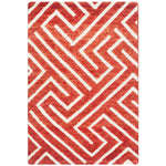 Safavieh Santa Fe 535 Rug, STF535 - Rust / Silver