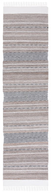 Safavieh Striped Kilim 102 Rug, STK102 - Black / Ivory