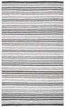Safavieh Striped Kilim 102 Rug, STK102 - Black / Ivory