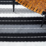 Safavieh Striped Kilim 103 Rug, STK103 - Black / Ivory