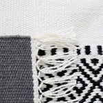 Safavieh Striped Kilim 103 Rug, STK103 - Black / Ivory