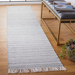 Safavieh Striped Kilim 104 Rug, STK104 - Grey / Ivory