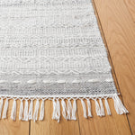 Safavieh Striped Kilim 104 Rug, STK104 - Grey / Ivory