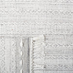 Safavieh Striped Kilim 104 Rug, STK104 - Grey / Ivory