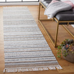 Safavieh Striped Kilim 106 Rug, STK106 - Grey / Ivory