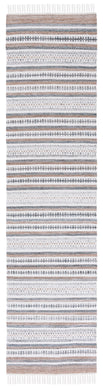 Safavieh Striped Kilim 106 Rug, STK106 - Grey / Ivory