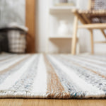 Safavieh Striped Kilim 106 Rug, STK106 - Grey / Ivory
