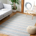 Safavieh Striped Kilim 107 Rug, STK107 - Grey / Beige