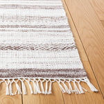 Safavieh Striped Kilim 108 Rug, STK108 - Brown / Ivory