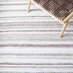 Safavieh Striped Kilim 108 Rug, STK108 - Brown / Ivory