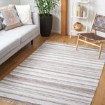 Safavieh Striped Kilim 108 Rug, STK108 - Brown / Ivory