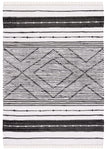 Safavieh Striped Kilim 200 Rug, STK200 - Black / Ivory