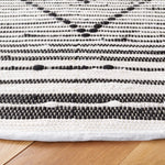 Safavieh Striped Kilim 200 Rug, STK200 - Black / Ivory